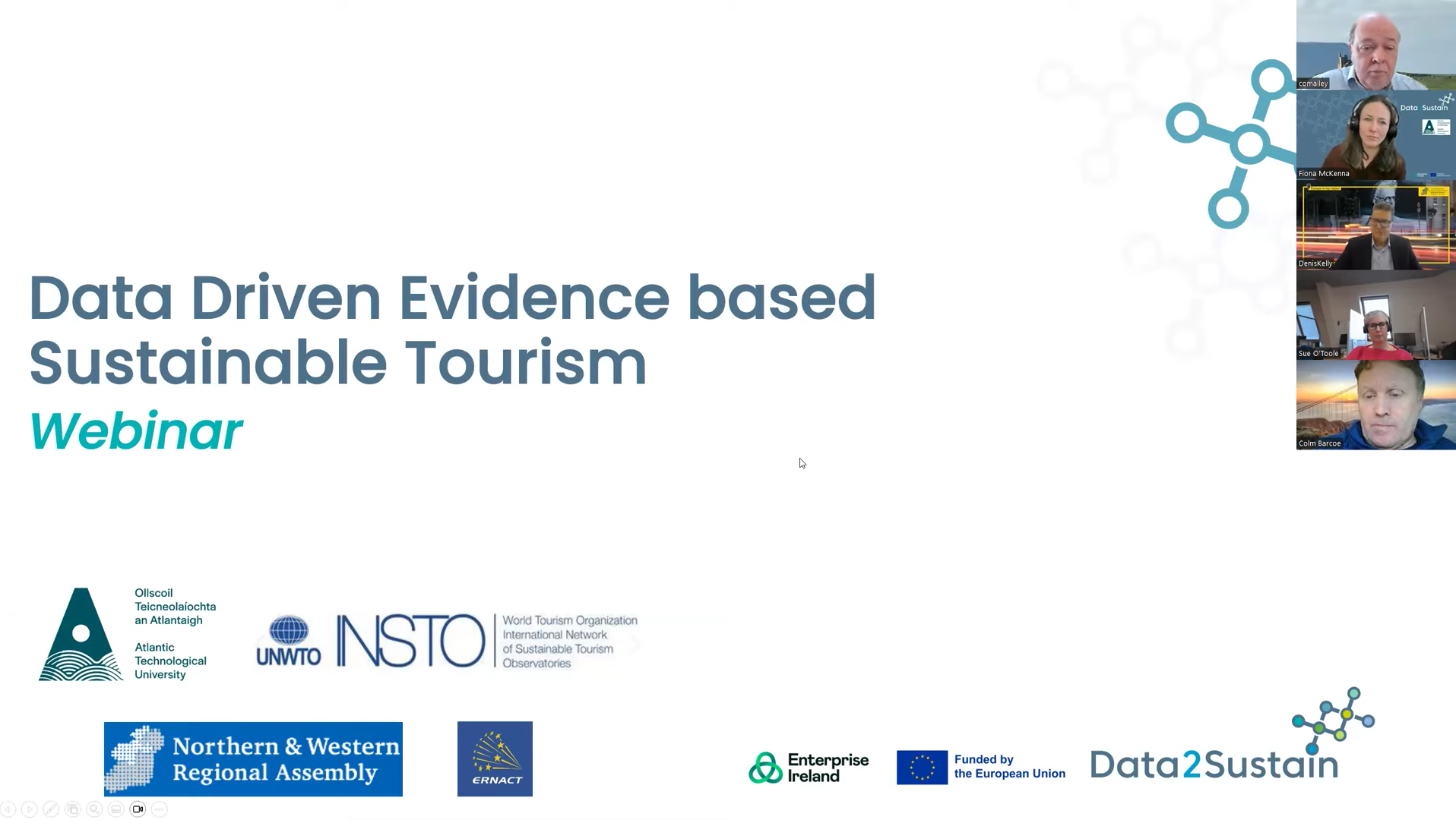 Data-Driven, Evidence-Based Sustainable Tourism Webinar